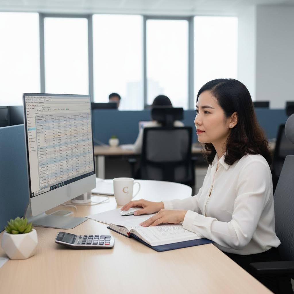 Công việc kế toán đòi hỏi sự tỉ mỉ, chính xác và chuyên nghiệp trong từng nghiệp vụ.