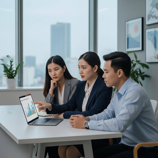 Kiểm toán viên là những chuyên gia không ngừng phân tích và hợp tác để đảm bảo tính minh bạch tài chính.